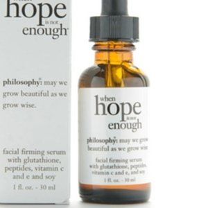 Philosophy - hope not enough- facial firming serum
